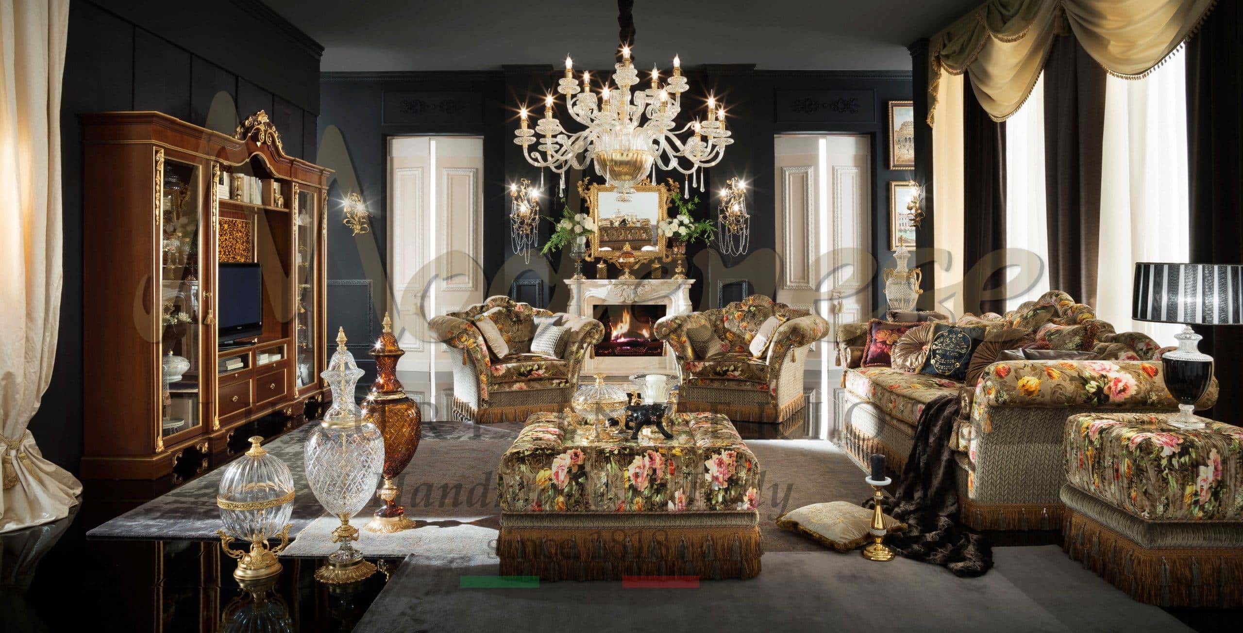 luxury living room furniture italy