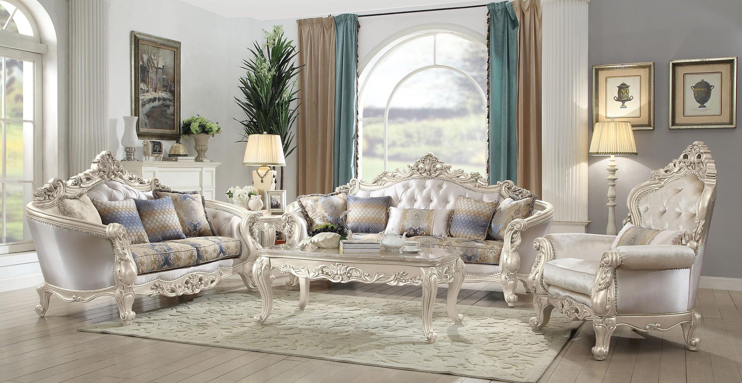 luxury white living room furniture