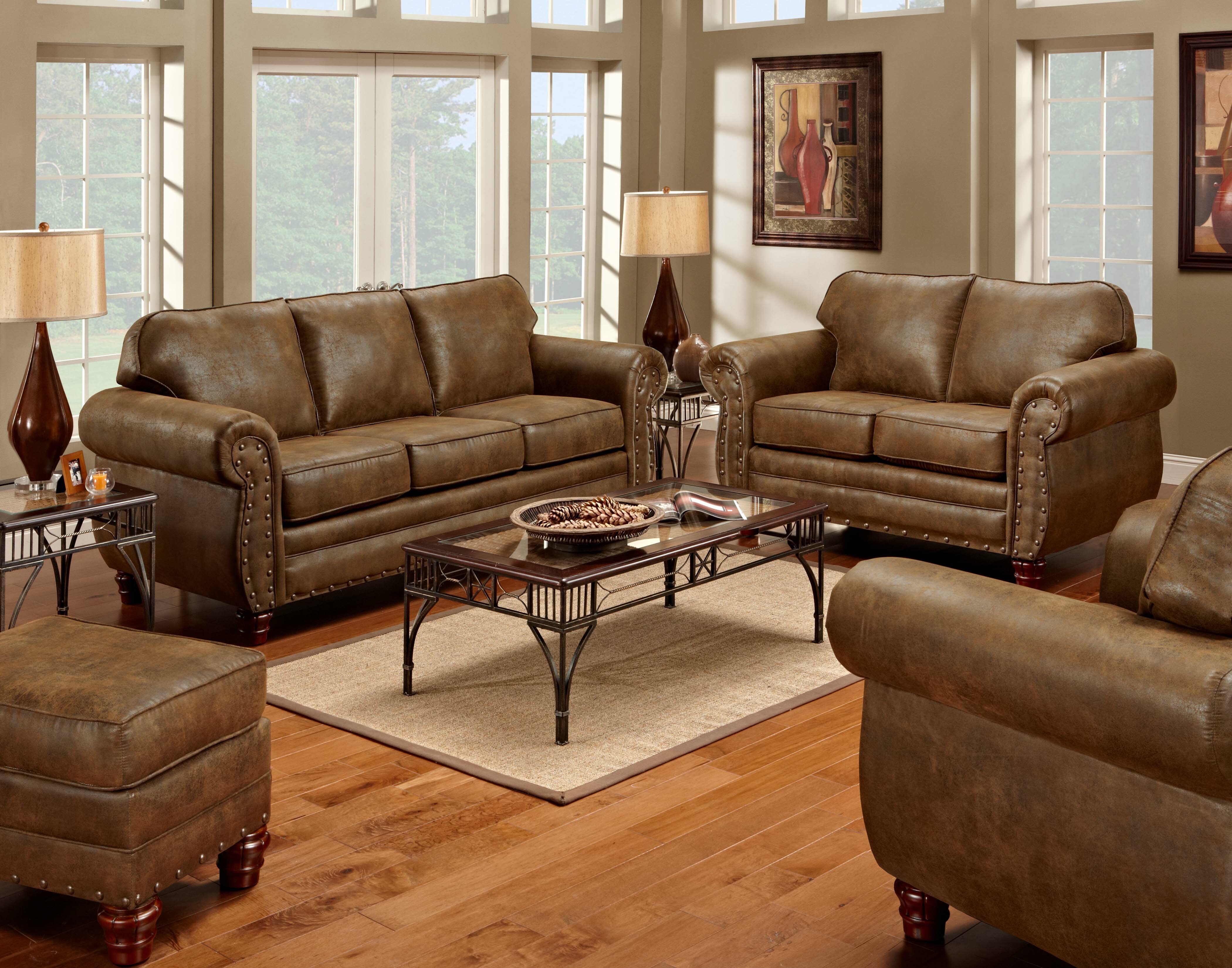 solid wood living room furniture sets